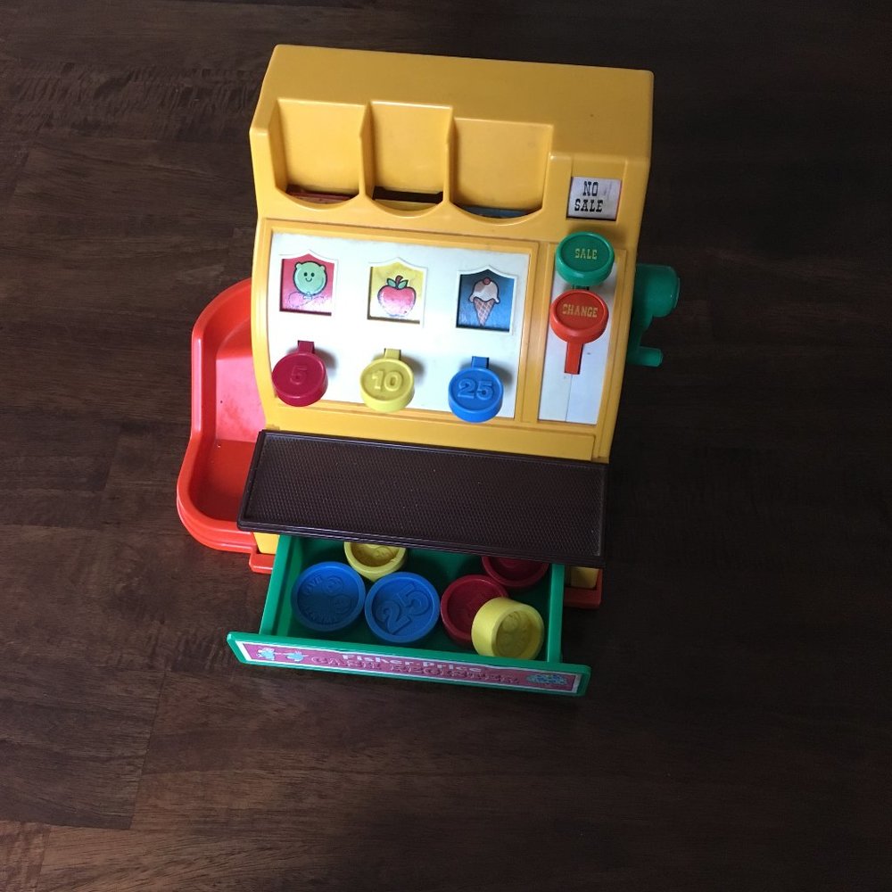 Original  Vintage Fisher Price Cash Register